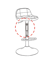 Silla de taburetes de bar